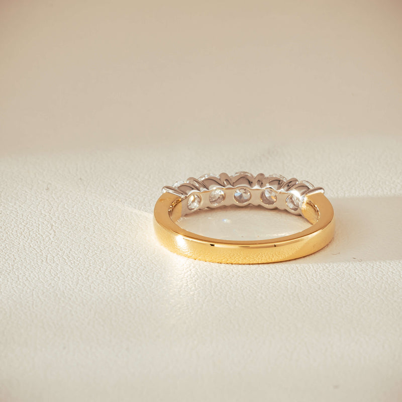 18ct Yellow Gold 1.25ct Diamond Panorama Ring - Ring - Walker & Hall