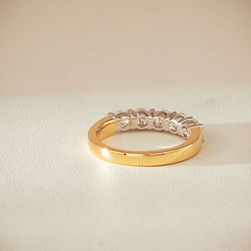 18ct Yellow Gold 1.25ct Diamond Panorama Ring - Ring - Walker & Hall