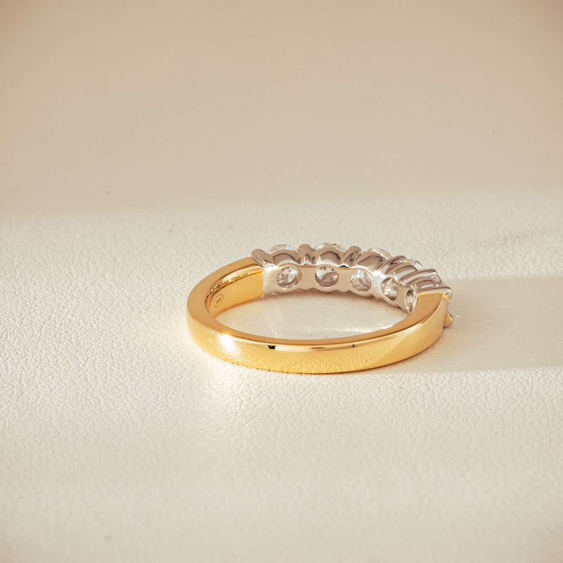 18ct Yellow Gold 1.25ct Diamond Panorama Ring - Ring - Walker & Hall