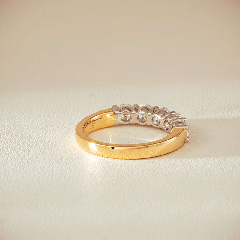 18ct Yellow Gold 1.25ct Diamond Panorama Ring - Ring - Walker & Hall