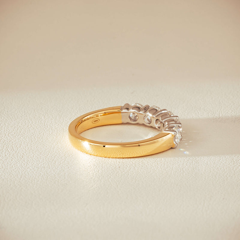 18ct Yellow Gold 1.25ct Diamond Panorama Ring - Ring - Walker & Hall