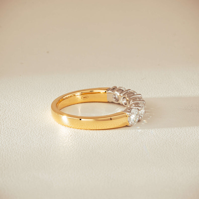 18ct Yellow Gold 1.25ct Diamond Panorama Ring - Ring - Walker & Hall