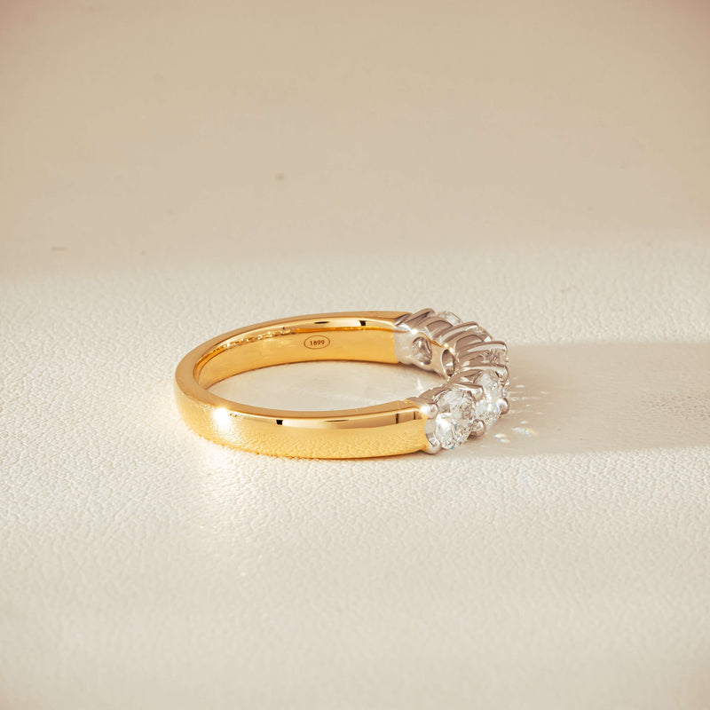 18ct Yellow Gold 1.25ct Diamond Panorama Ring - Ring - Walker & Hall