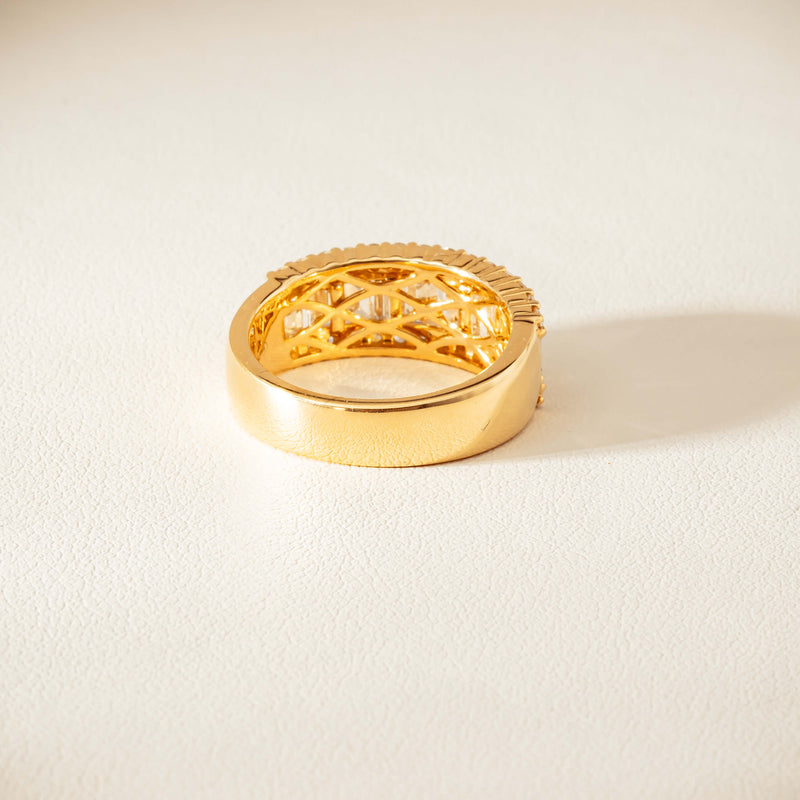 18ct Yellow Gold 1.77ct Diamond Channel-Set Eternity Ring - Ring - Walker & Hall