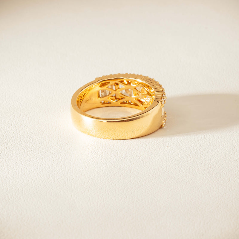 18ct Yellow Gold 1.77ct Diamond Channel-Set Eternity Ring - Ring - Walker & Hall