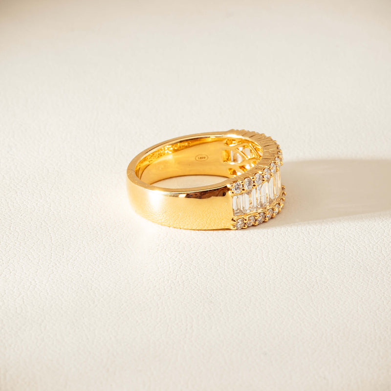 18ct Yellow Gold 1.77ct Diamond Channel-Set Eternity Ring - Ring - Walker & Hall