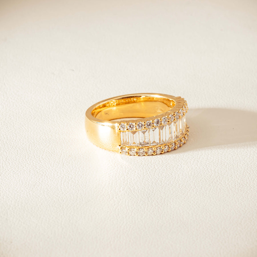 18ct Yellow Gold 1.77ct Diamond Channel-Set Eternity Ring - Ring - Walker & Hall