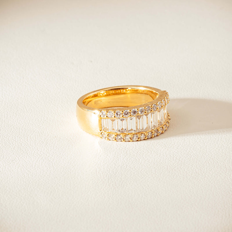 18ct Yellow Gold 1.77ct Diamond Channel-Set Eternity Ring - Ring - Walker & Hall