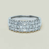 18ct White Gold 1.03ct Diamond Pave-Set Ring - Ring - Walker & Hall