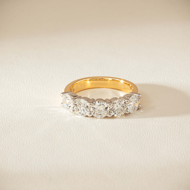 18ct Yellow Gold 2.56ct GIA Diamond Panorama Ring - Ring - Walker & Hall