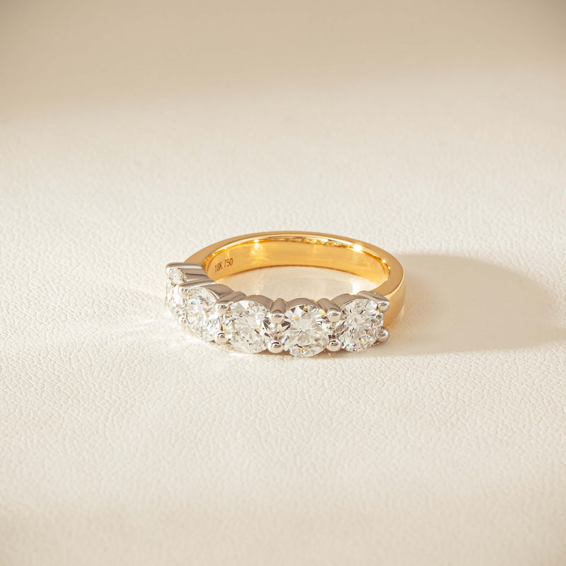 18ct Yellow Gold 2.56ct GIA Diamond Panorama Ring - Ring - Walker & Hall