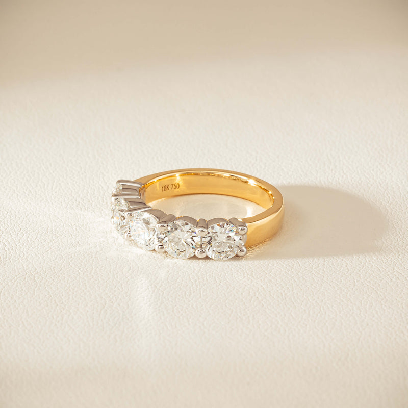 18ct Yellow Gold 2.56ct GIA Diamond Panorama Ring - Ring - Walker & Hall