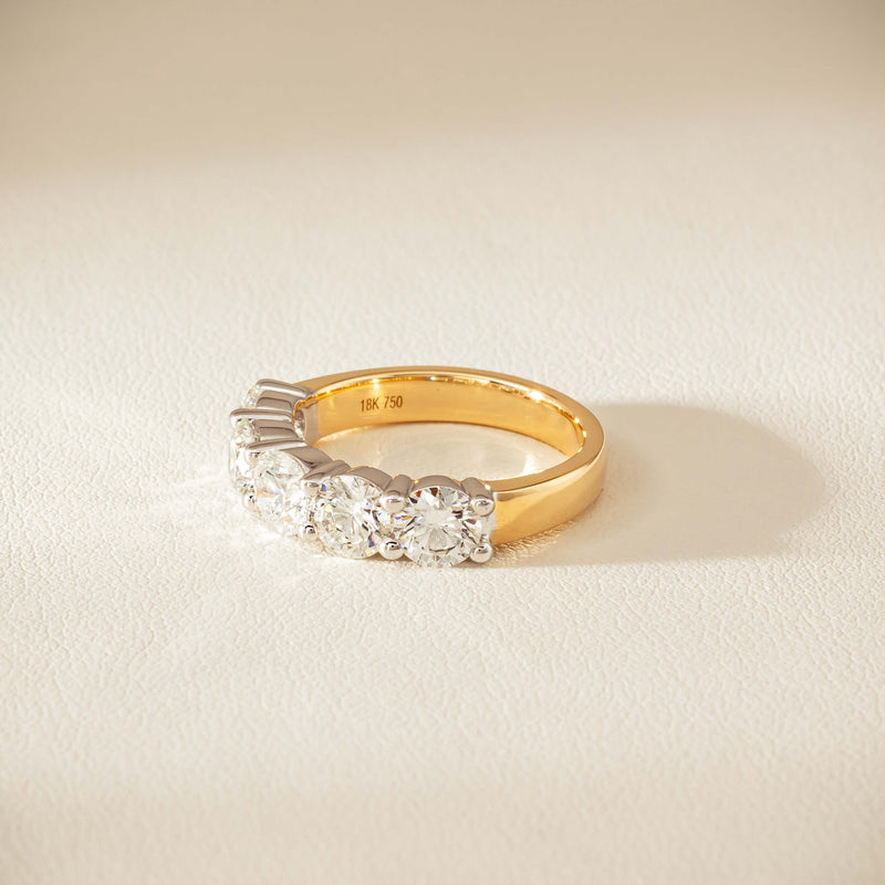 18ct Yellow Gold 2.56ct GIA Diamond Panorama Ring - Ring - Walker & Hall