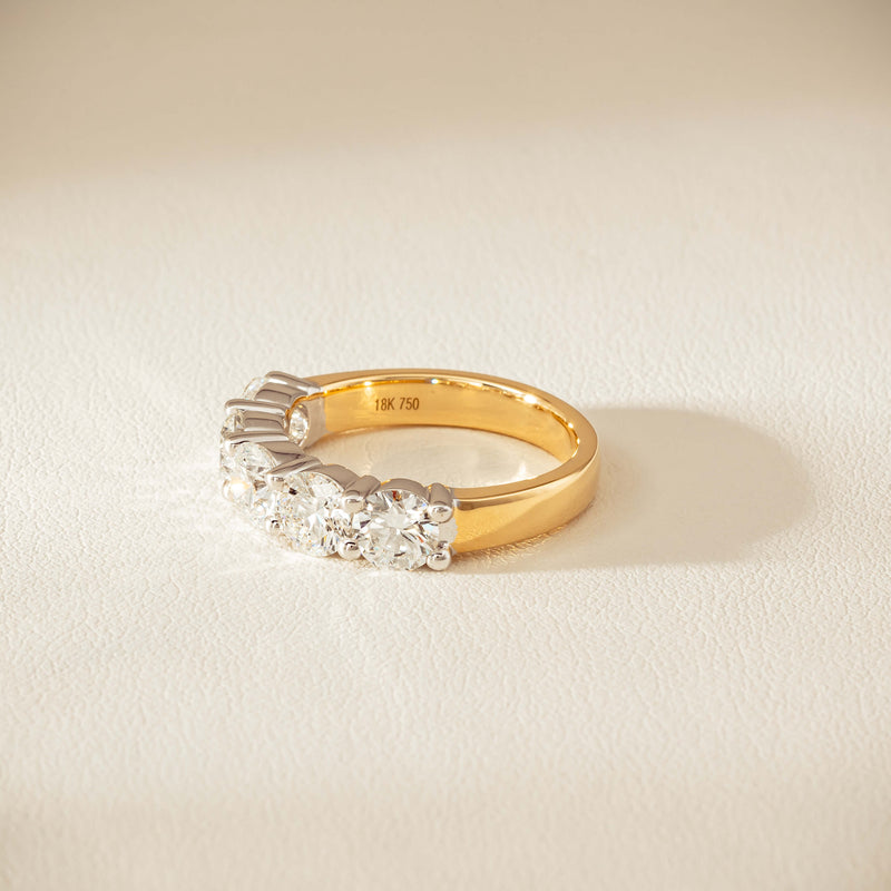 18ct Yellow Gold 2.56ct GIA Diamond Panorama Ring - Ring - Walker & Hall