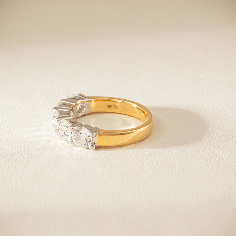 18ct Yellow Gold 2.56ct GIA Diamond Panorama Ring - Ring - Walker & Hall