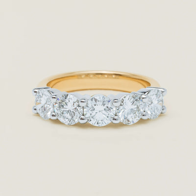 18ct Yellow Gold 2.56ct GIA Diamond Panorama Ring - Ring - Walker & Hall