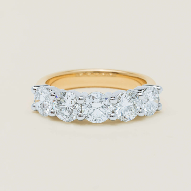 18ct Yellow Gold 2.56ct GIA Diamond Panorama Ring - Ring - Walker & Hall