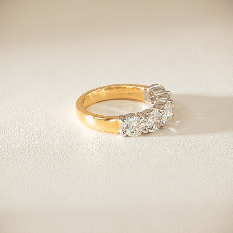 18ct Yellow Gold 2.56ct GIA Diamond Panorama Ring - Ring - Walker & Hall