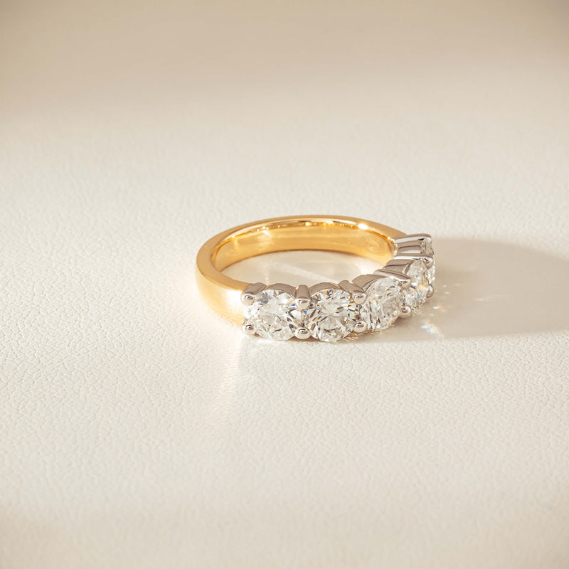 18ct Yellow Gold 2.56ct GIA Diamond Panorama Ring - Ring - Walker & Hall