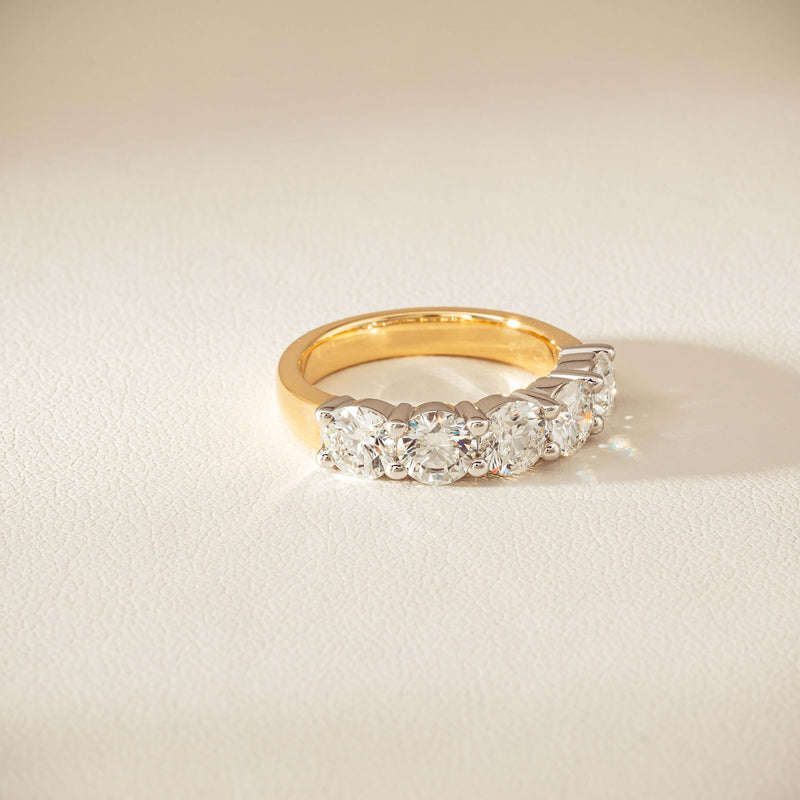 18ct Yellow Gold 2.56ct GIA Diamond Panorama Ring - Ring - Walker & Hall