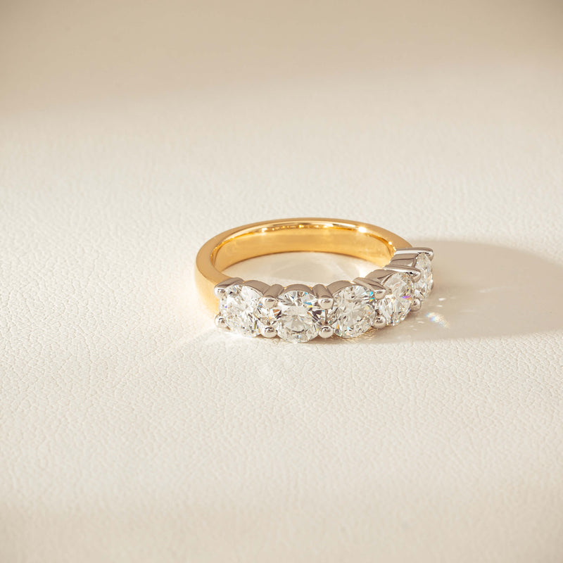 18ct Yellow Gold 2.56ct GIA Diamond Panorama Ring - Ring - Walker & Hall
