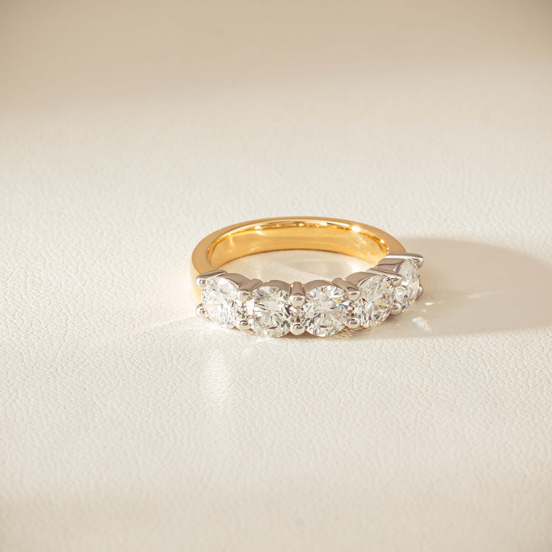 18ct Yellow Gold 2.56ct GIA Diamond Panorama Ring - Ring - Walker & Hall