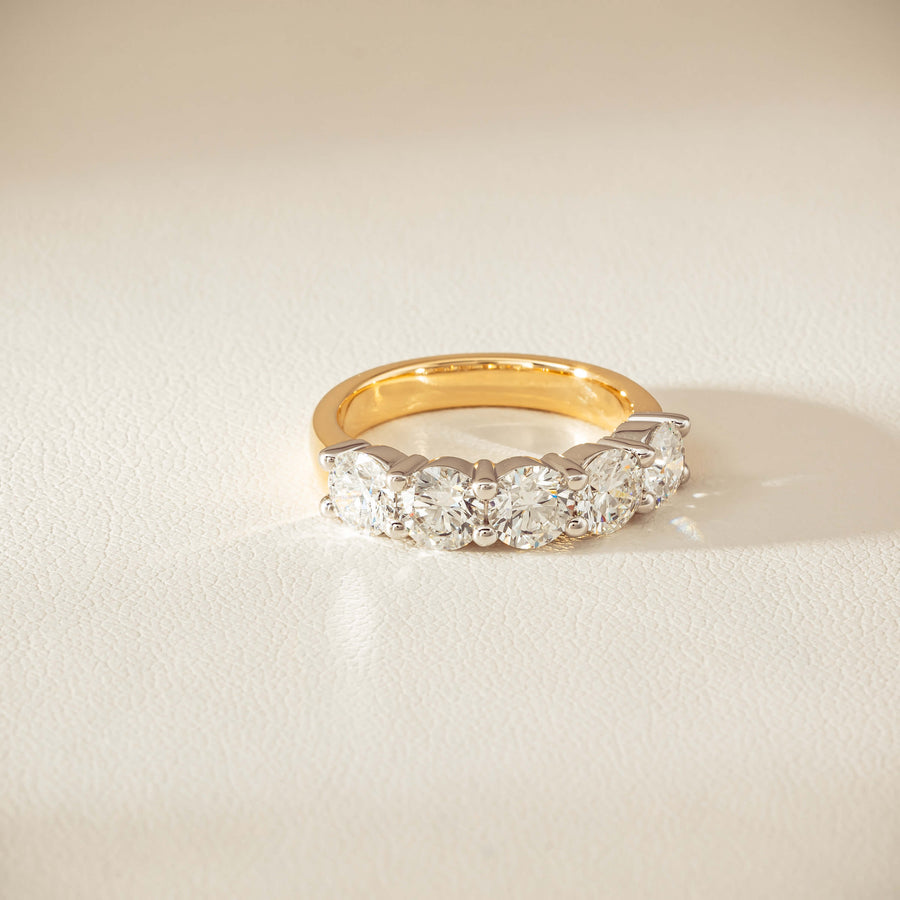 18ct Yellow Gold 2.56ct GIA Diamond Panorama Ring - Ring - Walker & Hall
