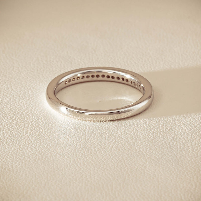 14ct White Gold Diamond Vida Band - Ring - Walker & Hall