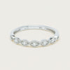 14ct White Gold Diamond Rapunzel Band - Ring - Walker & Hall
