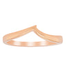 18ct Rose Gold Fitted Solstice Band-Ring-Walker & Hall