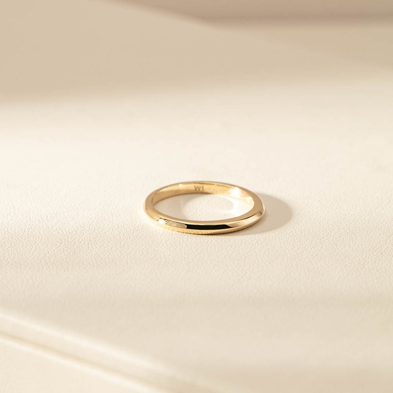 14ct Yellow Gold Saturn Band-Ring-Walker & Hall