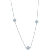 18ct White Gold Diamond Necklace-Necklace-Walker & Hall