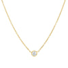 18ct Yellow Gold .21ct Diamond Natalia Pendant-Necklace-Walker & Hall