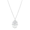18ct White Gold .60ct Diamond Hamsa Star Of David Pendant-Necklace-Walker & Hall