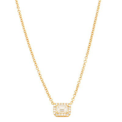 18ct Yellow Gold .51ct Diamond Necklace-Necklace-Walker & Hall