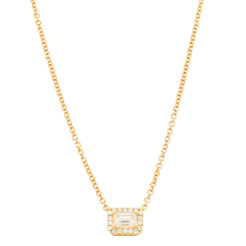 18ct Yellow Gold .51ct Diamond Necklace-Necklace-Walker & Hall