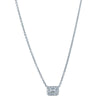 18ct White Gold .50ct Diamond Necklace-Necklace-Walker & Hall