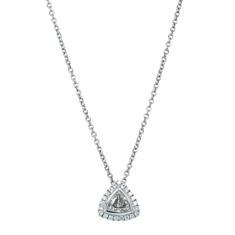 18ct White Gold Diamond Isla Necklace-Necklace-Walker & Hall