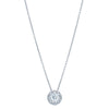 18ct White Gold .33ct Diamond Pendant-Necklace-Walker & Hall