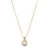 18ct White Gold Yellow Diamond Pendant-Necklace-Walker & Hall