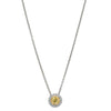 18ct White Gold .25ct Yellow Diamond Isla Pendant-Necklace-Walker & Hall
