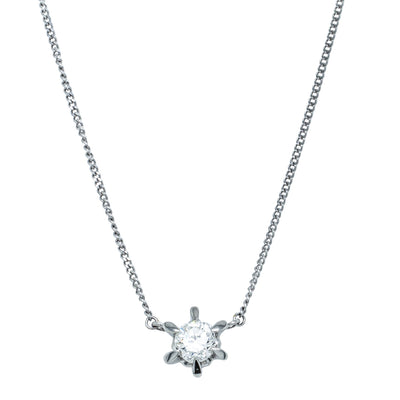 Deja Vu Platinum .69ct Diamond Pendant-Necklace-Walker & Hall