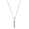 Deja Vu 18ct White Gold 1.20ct Diamond Drop Pendant-Necklace-Walker & Hall