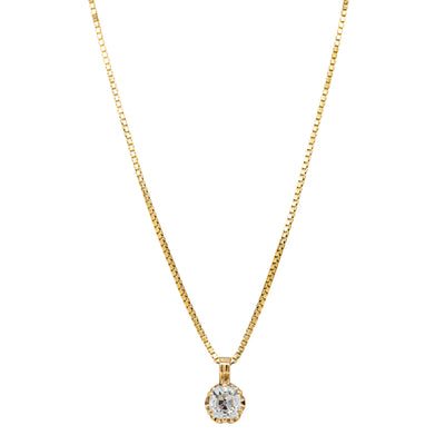 Deja Vu 14ct Yellow Gold .75ct Diamond Pendant-Necklace-Walker & Hall