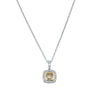 18ct White Gold 1.15ct Yellow Diamond Isla Pendant-Necklace-Walker & Hall