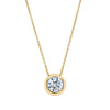 18ct Yellow Gold 1.50ct Reclaimed Diamond Pendant-Necklace-Walker & Hall