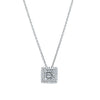 18ct White Gold 1.02ct Reclaimed Diamond Pendant-Necklace-Walker & Hall