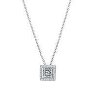 18ct White Gold 1.02ct Reclaimed Diamond Pendant-Necklace-Walker & Hall