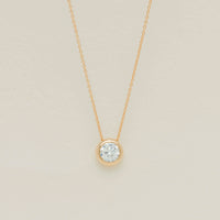 18ct Yellow Gold 1.50ct Diamond Natalia Pendant - Necklace - Walker & Hall