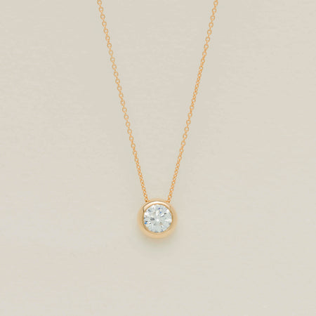 18ct Yellow Gold 1.50ct Diamond Natalia Pendant - Necklace - Walker & Hall